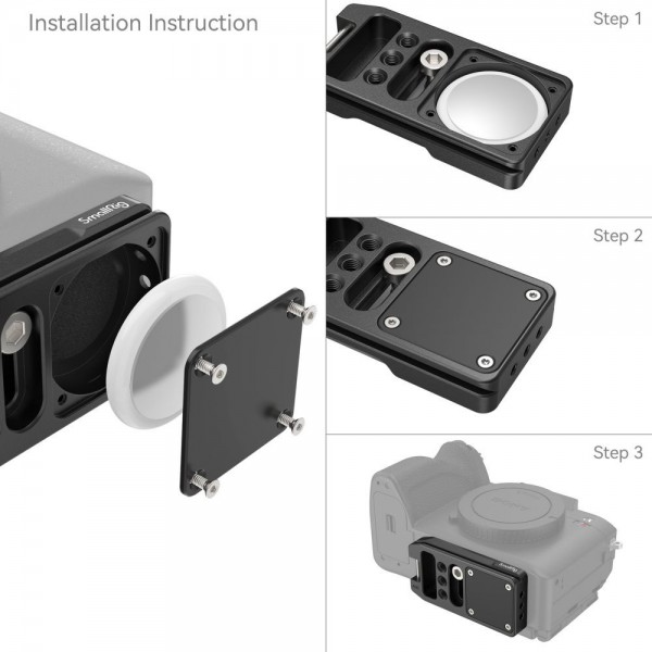 SmallRig Quick Release Mount Plate for AirTag MD4150